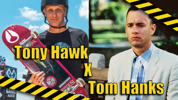 Trocando as Bolas: Tony Hawk x Tom Hanks
