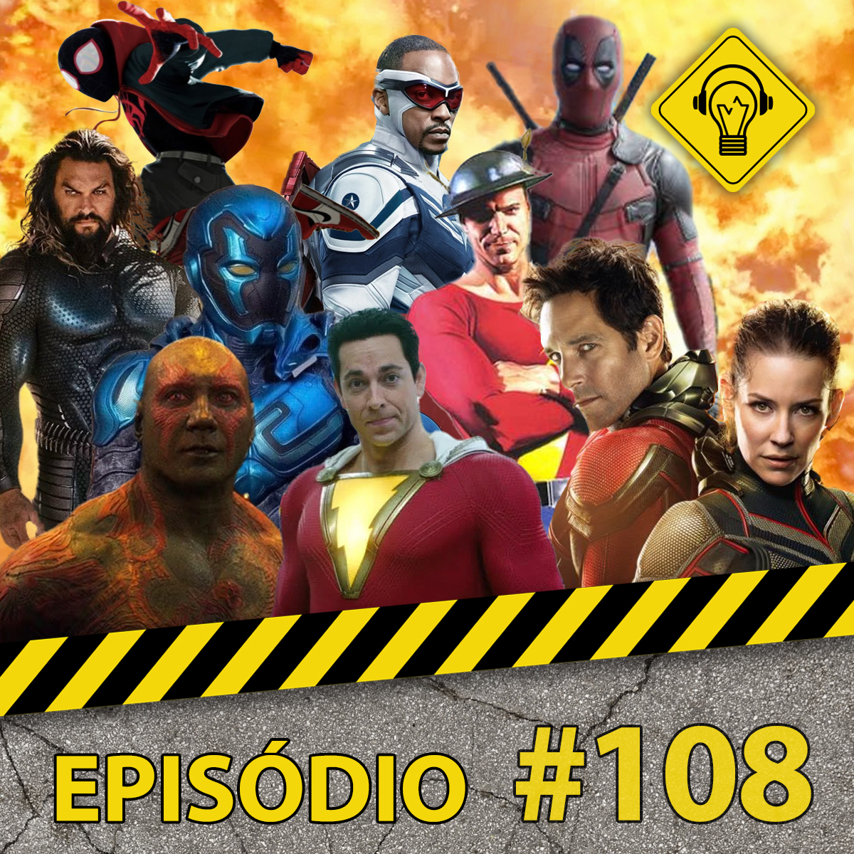 Podcast Ideia Errada #108 Filmes de heróis do futuro!